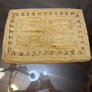 Jute table mats set of 4
